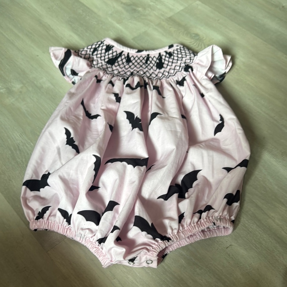 Smocked Sweets romper size 2T
